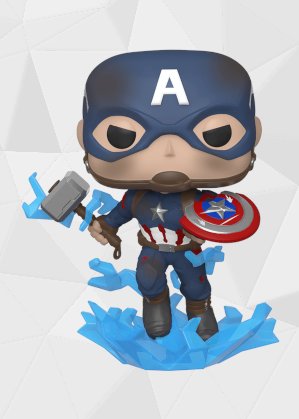 Funko Pop! Marvel: Avengers Endgame - Capitán America Con Escudo Roto #573