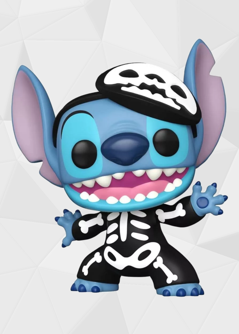 Funko Pop! Disney: Lilo & Stitch - Stitch Esqueleto Exclusivo de Entertainment Earth Chase (Brilla en la Oscuridad)