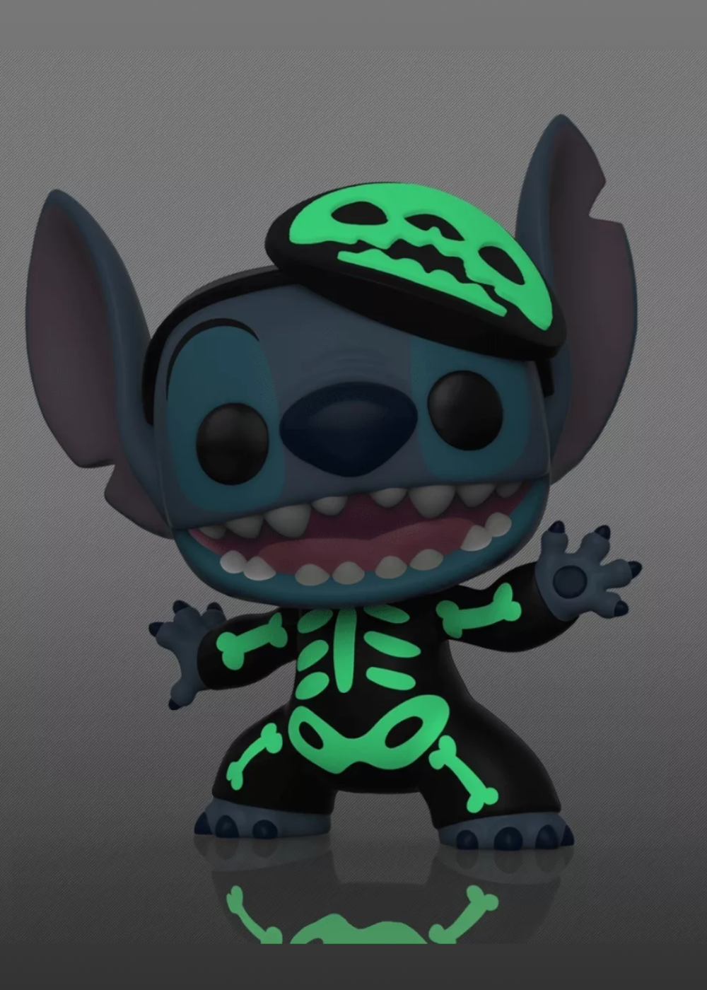 Funko Pop! Disney: Lilo & Stitch - Stitch Esqueleto Exclusivo de Entertainment Earth Chase (Brilla en la Oscuridad)