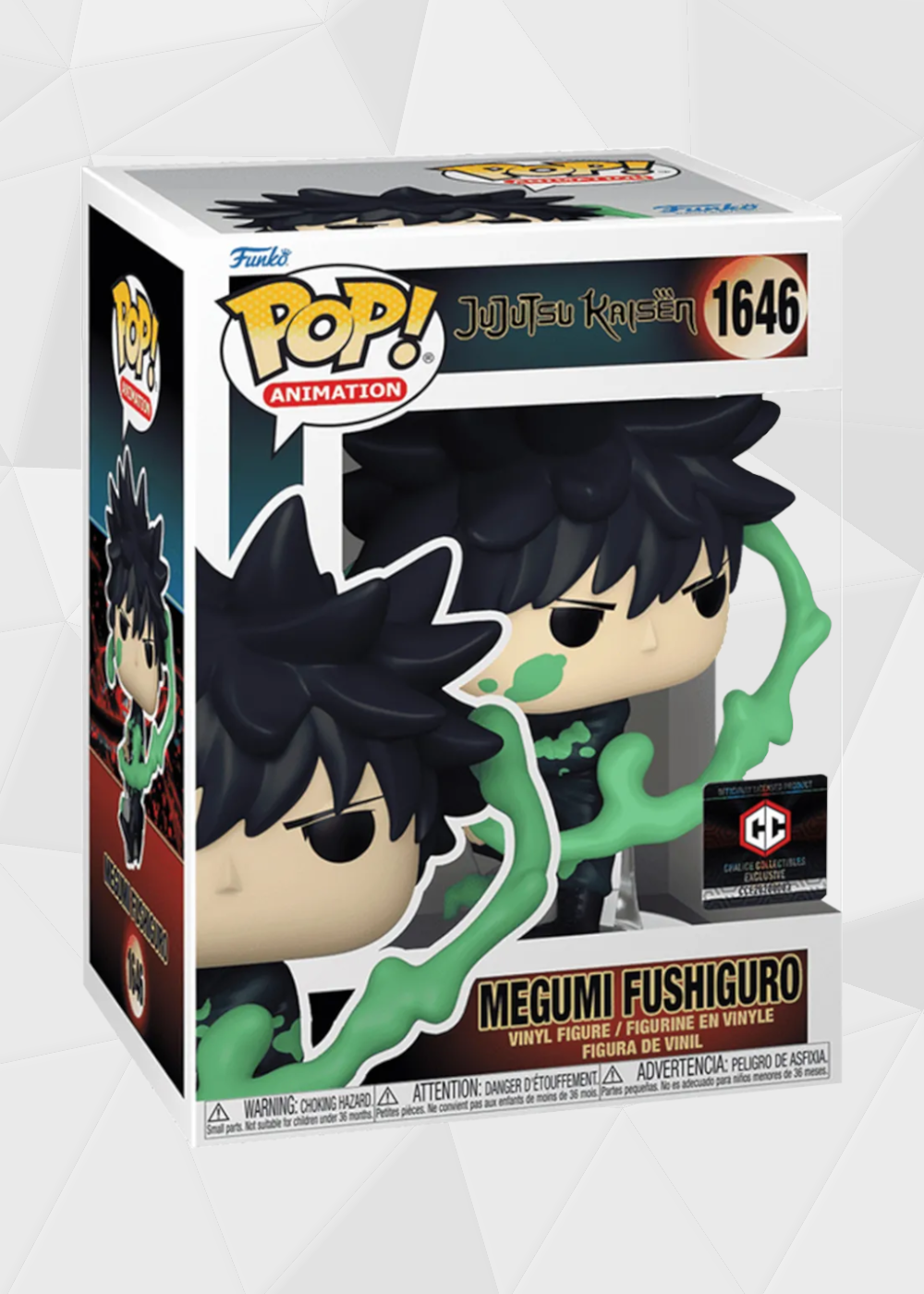 Funko Pop! Animation: Jujutsu Kaisen - Megumi Fushiguro #1646 Exclusivo Chalice Collectibles