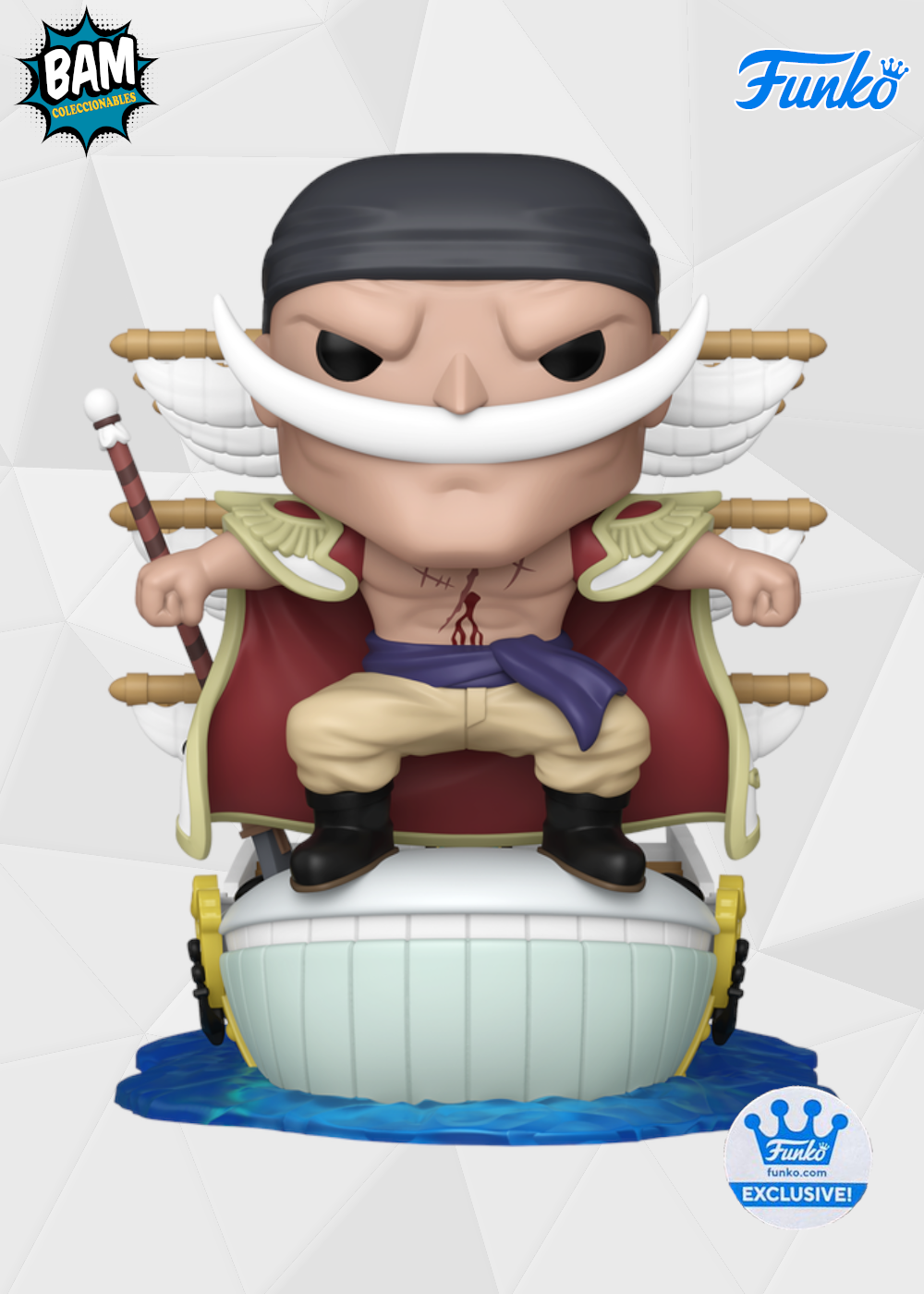 Funko Pop! Animation: One Piece - Shirohige en Moby Dick #127 Exclusivo Funko Shop