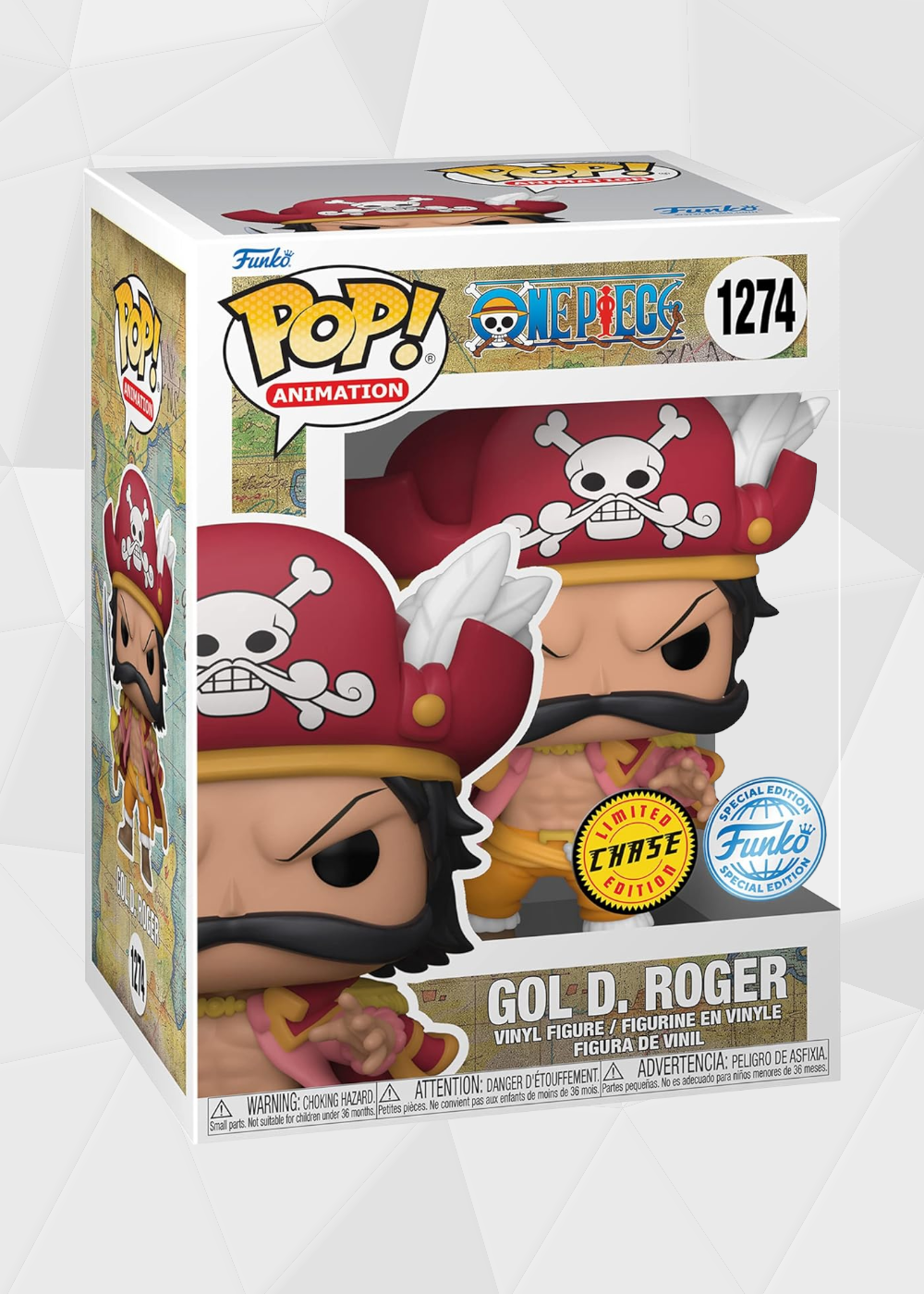 Funko Pop! Animation: One Piece - Gol D. Roger Chase Exclusivo Special Edition