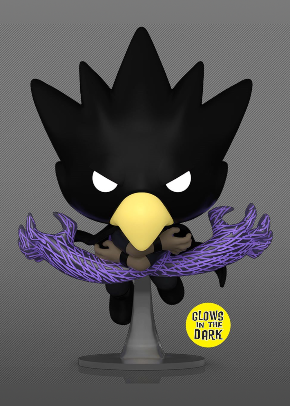 Funko Pop! Animation: My Hero Academia - Fumikage Tokoyami Exclusivo AAA (Brilla en la Oscuridad)