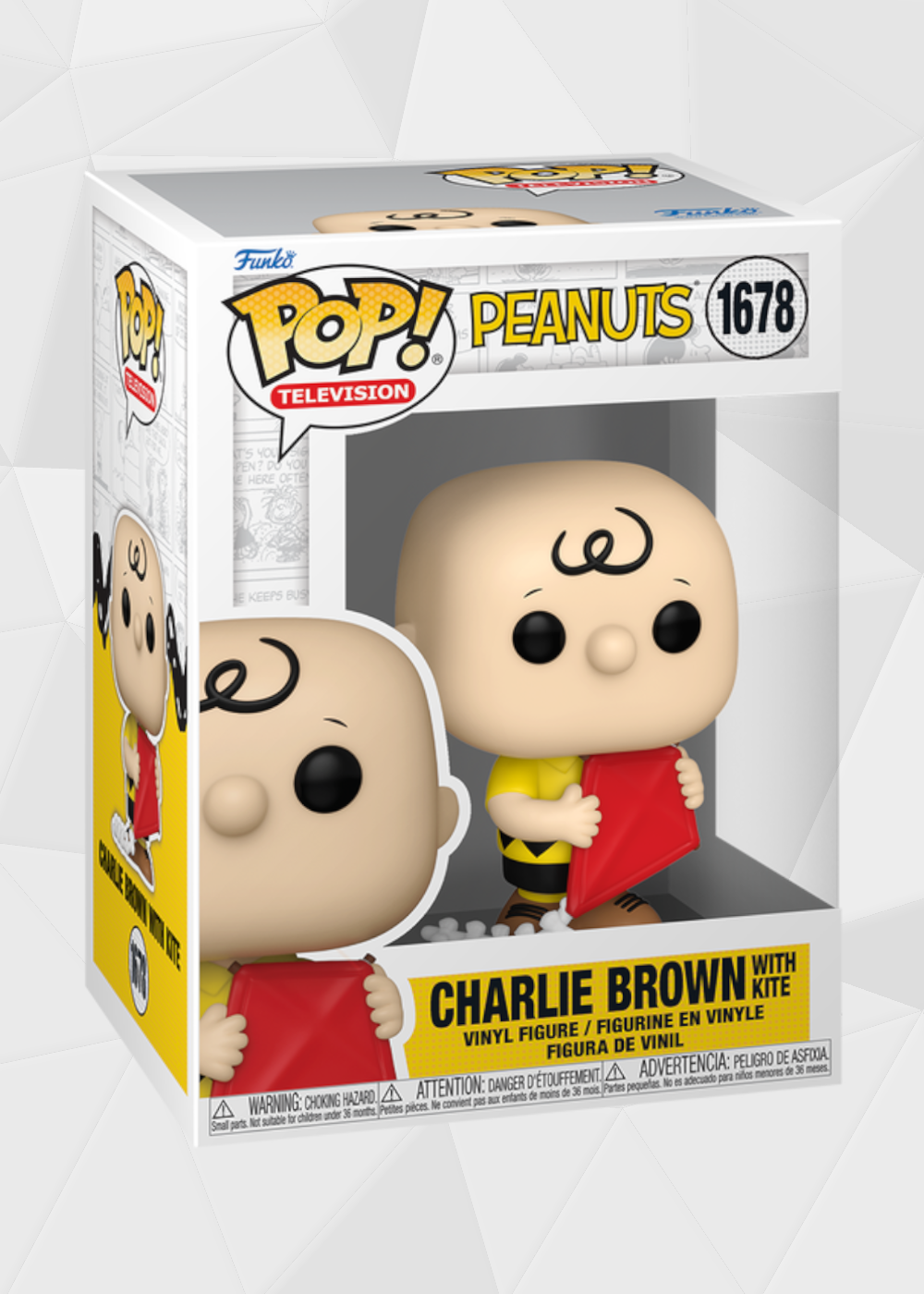 Funko Pop! TV: Peanuts - Charlie Brown con Cometa #1678