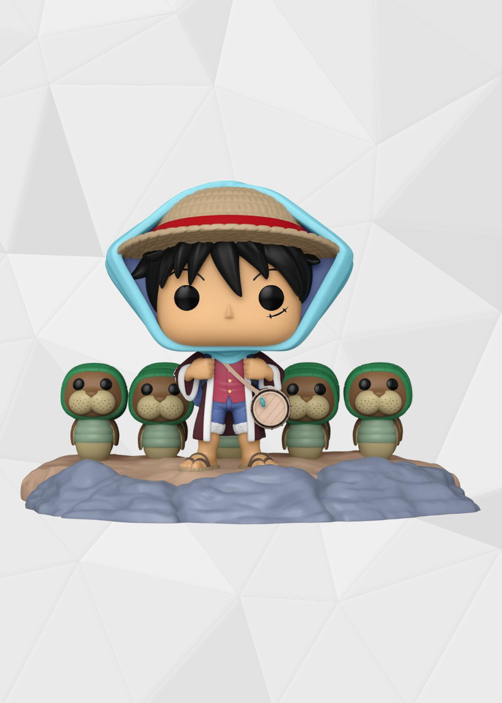 Funko Pop! Animation: One Piece - Luffy Entrenando a Los Kung Fu Dugongs #1637 Exclusivo Crunchyroll