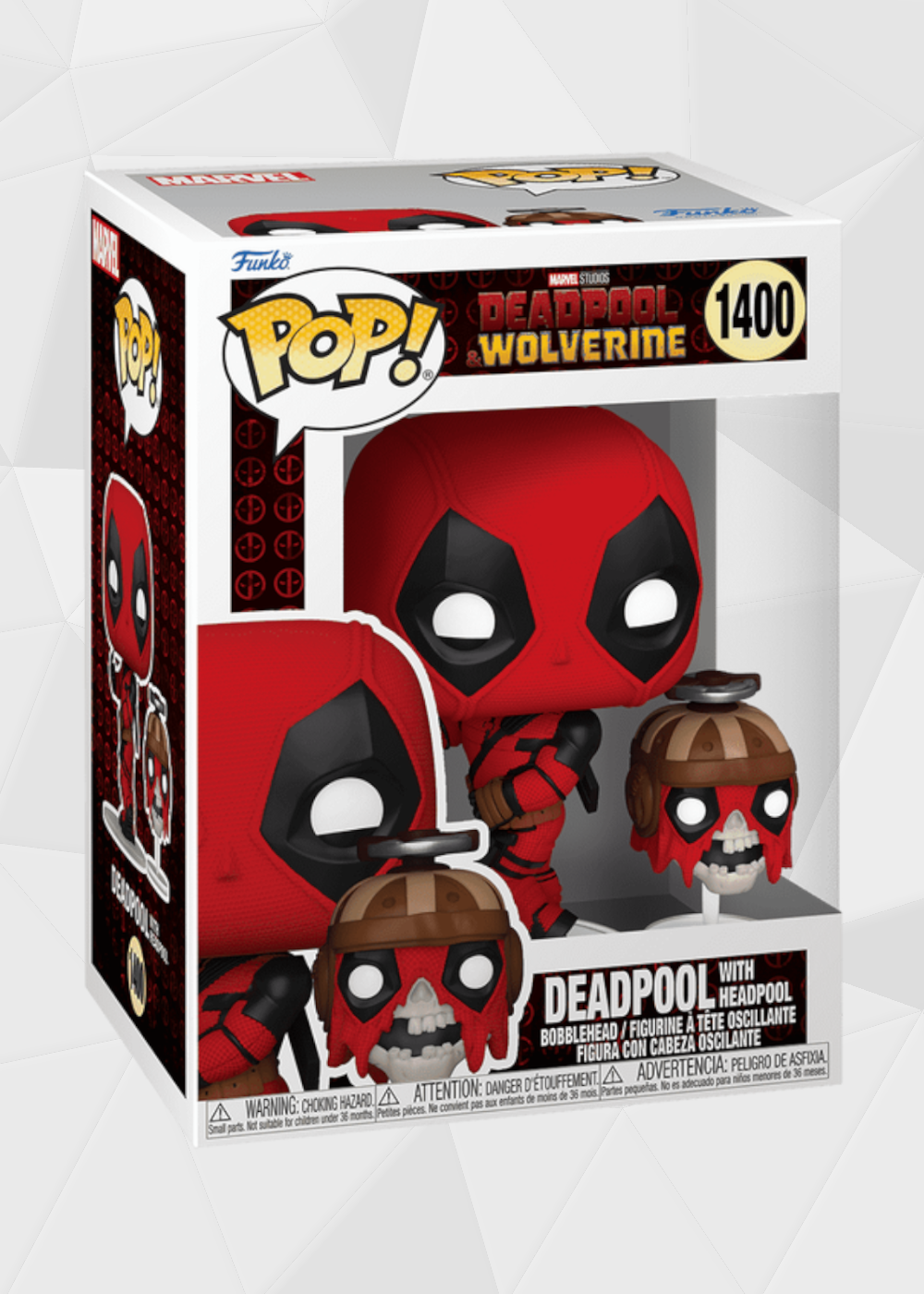 Funko Pop! Movies: Deadpool & Wolverine - Deadpool con Headpool #1400