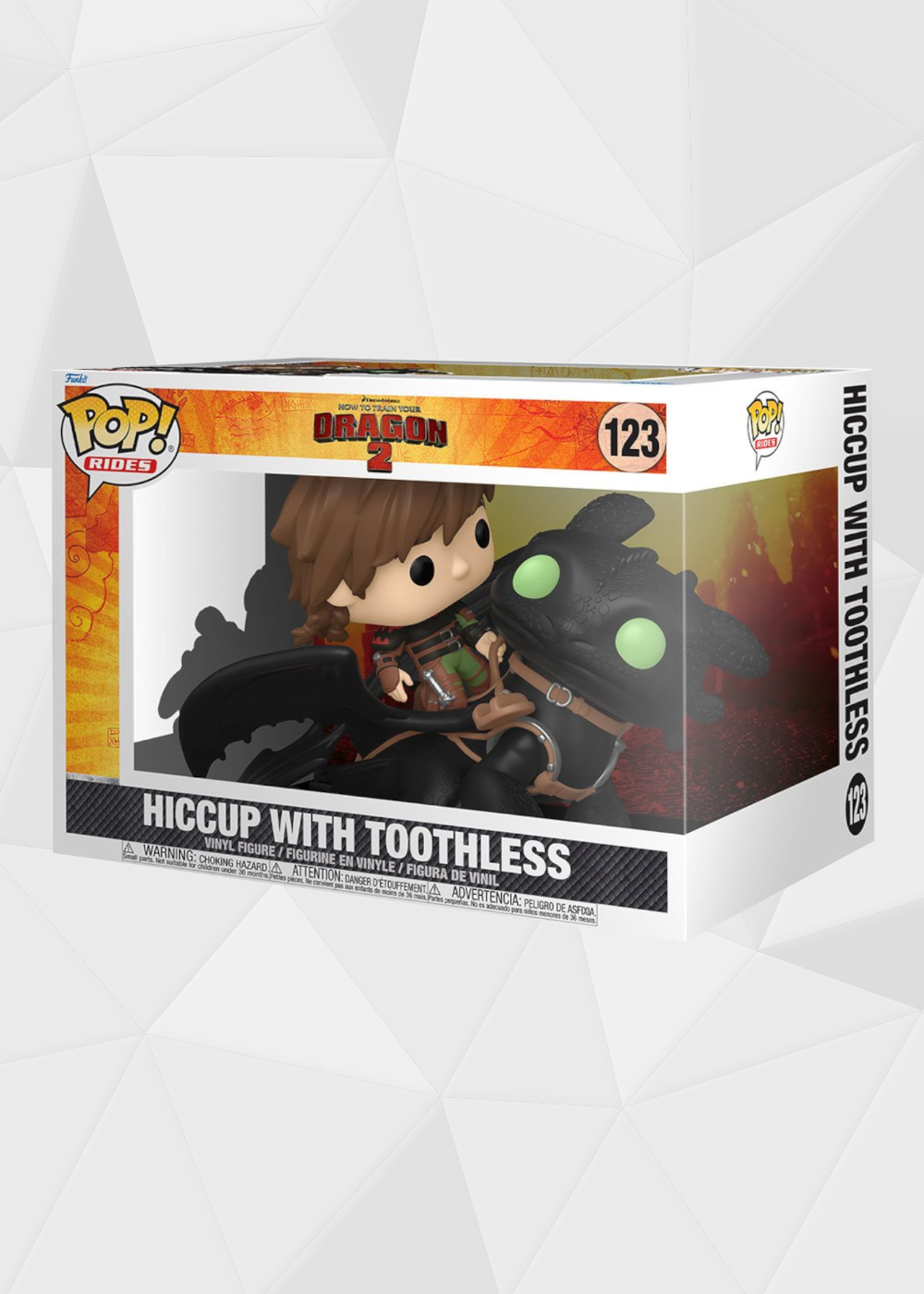 Funko Pop! Movies: Cómo Entrenar a tu Dragón 2 - Hipo y Chimuelo #123