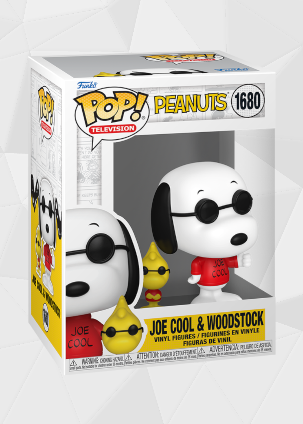 Funko Pop! TV: Peanuts - Joe Cool y Woodstock #1680