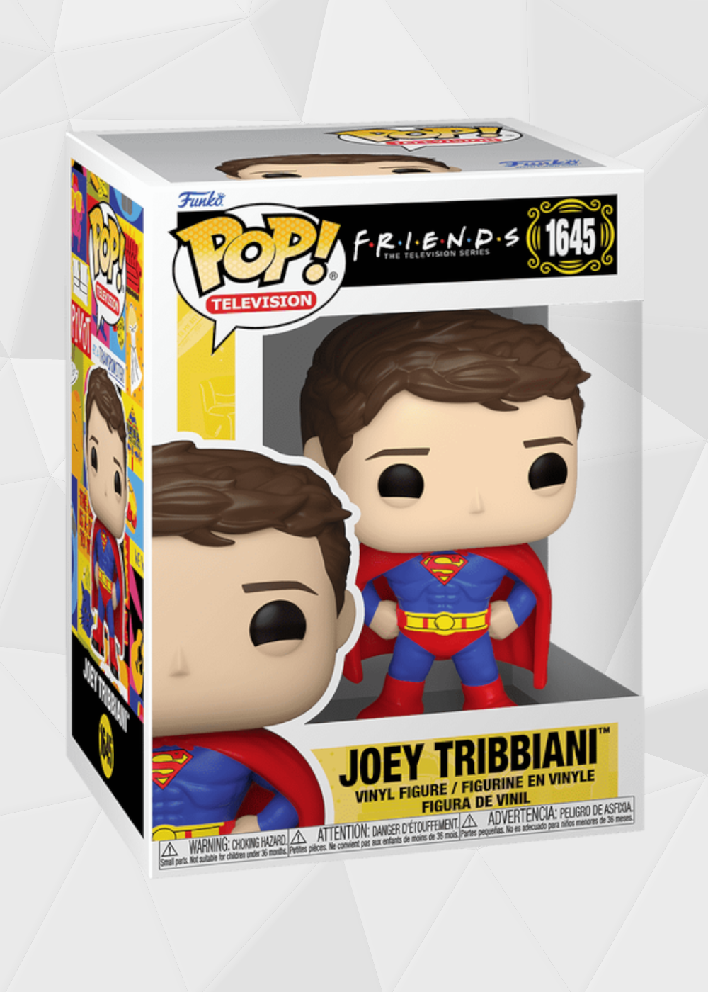 Funko Pop! TV: FRIENDS - Joey Tribbiani Con Traje de Superman #1645