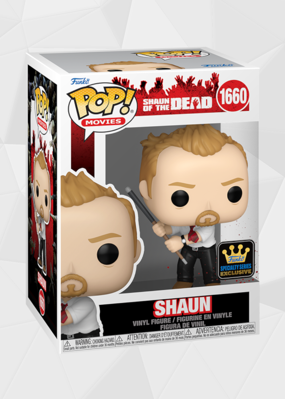 Funko Pop! Movies: Shaun of the Dead - Shaun #1660 Exclusivo