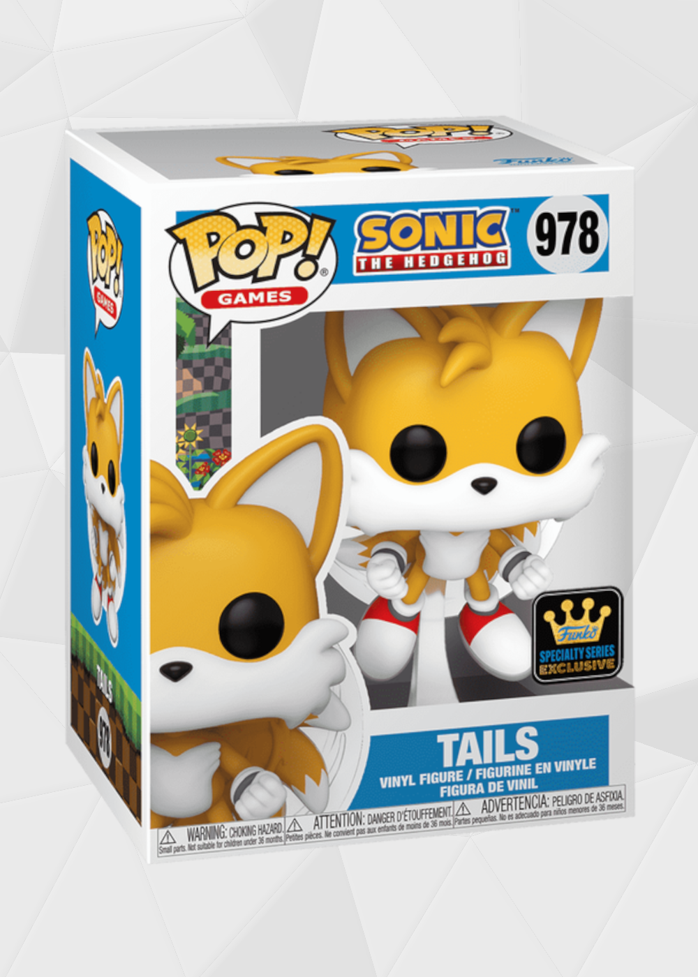 Funko Pop! Games: Sonic The Hedgehog - Tails #978 Exclusivo Specialty Series