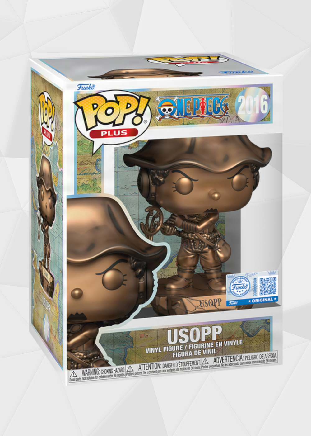 Funko Pop! Animation: One Piece - Usopp de Bronce #2016 Exclusivo Funko