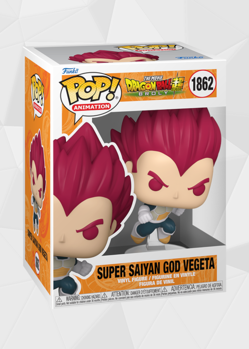 Funko Pop! Animation: Dragon Ball Super: Broly - SSG Vegeta #1862
