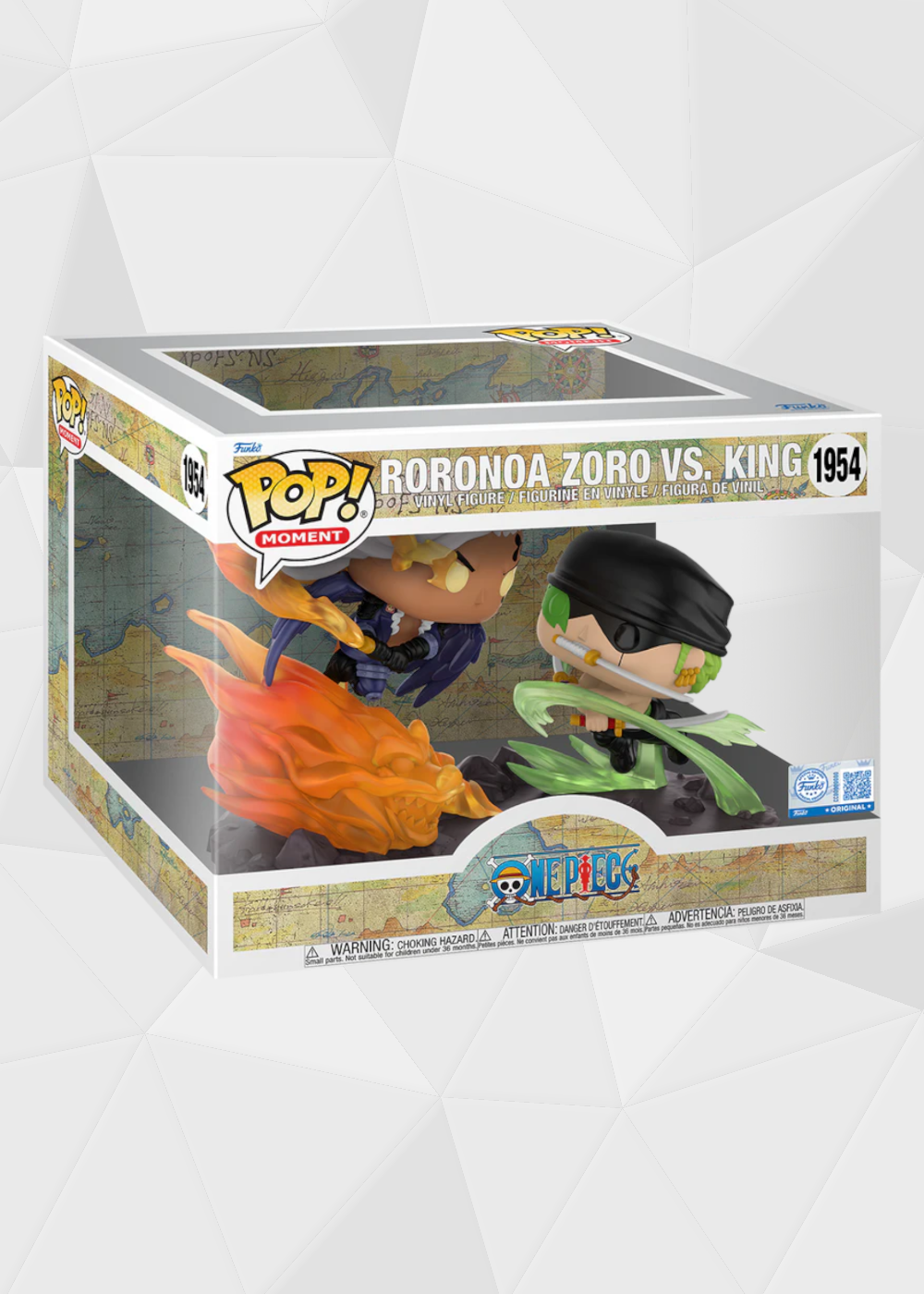 Funko Pop! Animation: One Piece - Zoro Vs King Moment #1954 Exclusivo GameStop