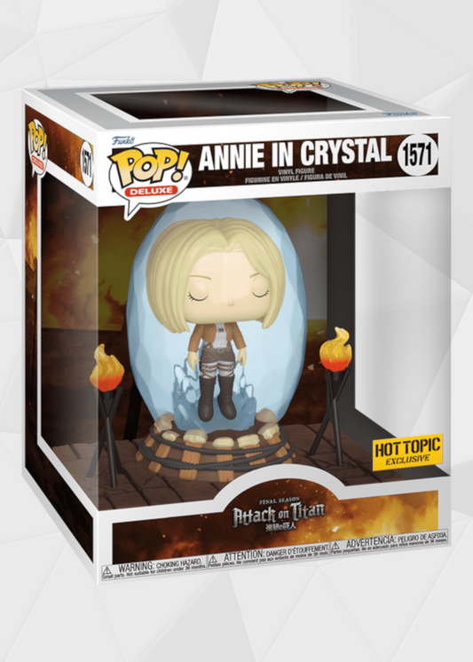Funko Pop! Animation: Attack on Titan - Annie en Cristal #1571 Exclusiva Hot Topic