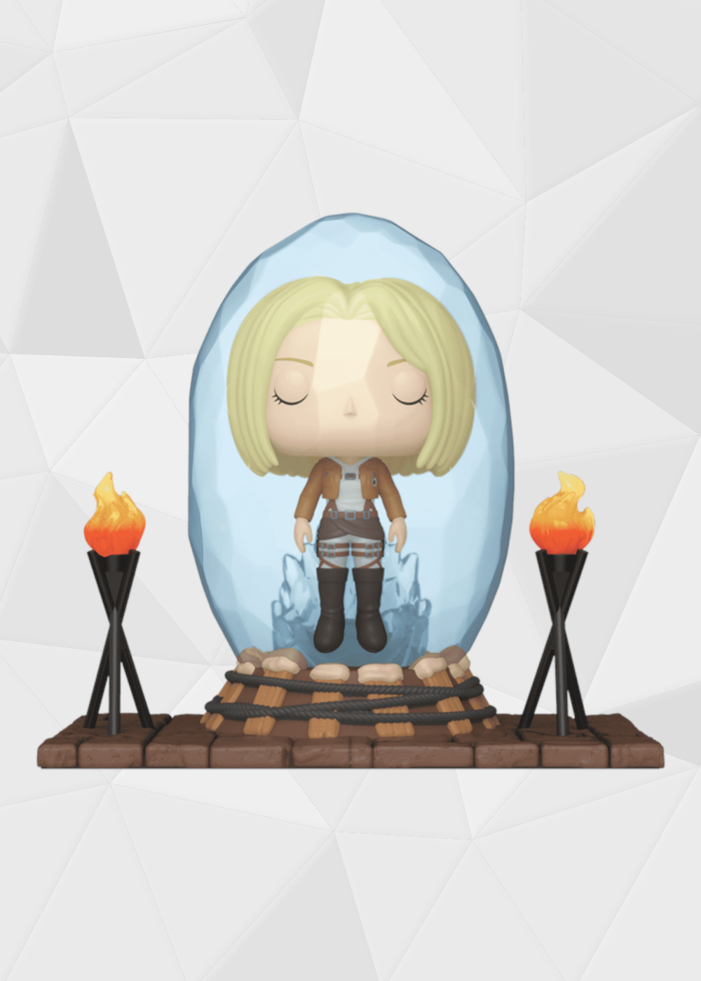 Funko Pop! Animation: Attack on Titan - Annie en Cristal #1571 Exclusiva Hot Topic