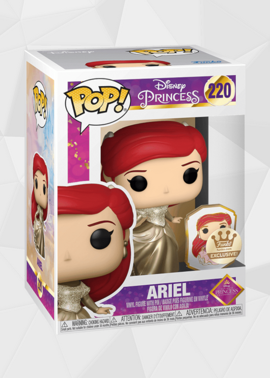 Funko Pop! Disney: La Sirenita - Ariel #220 (Gold) Exclusiva Funko Shop