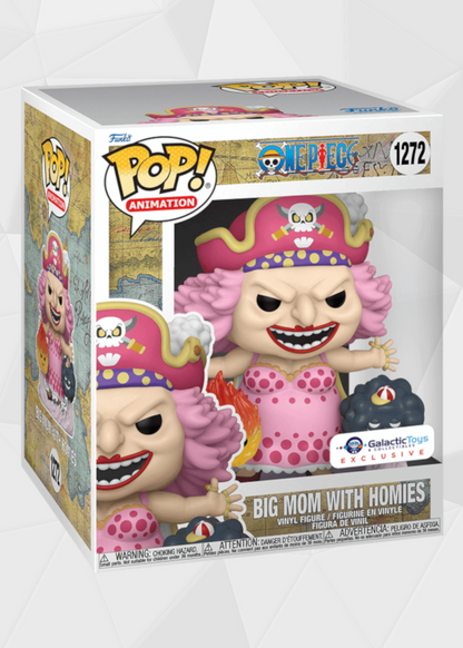 Funko Pop! Animation: One Piece - Big Mom Con Homies #1272 Exclusiva Galactic Toys