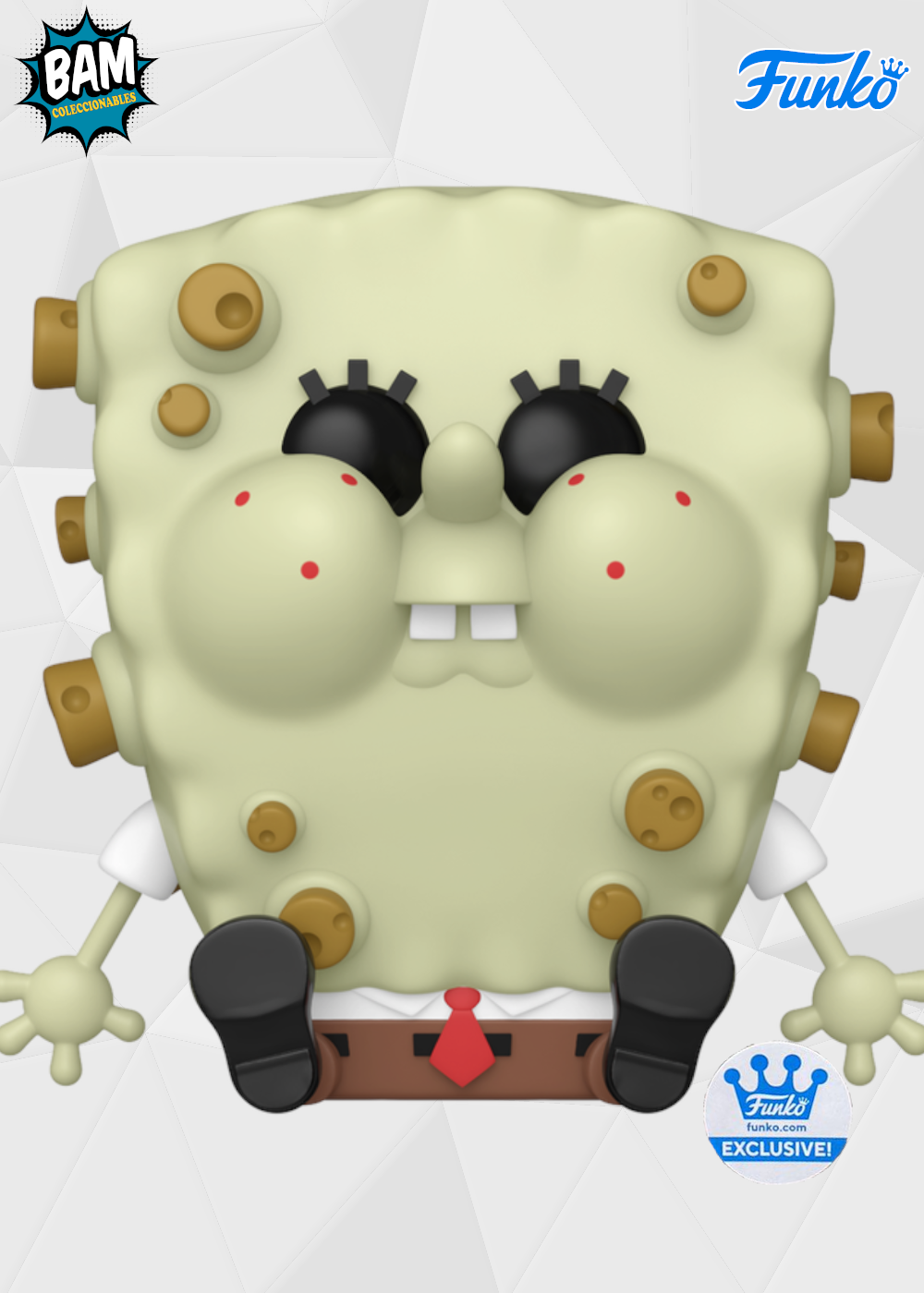 Funko Pop! Animation: Bob Esponja - Bob Esponja Con Peste #1665 Exclusivo Funko Shop