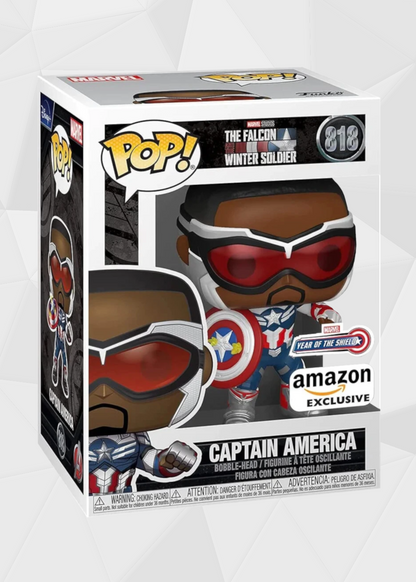 Funko Pop! Marvel: Year of The Shield - Capitán América #818 Exclusivo Amazon