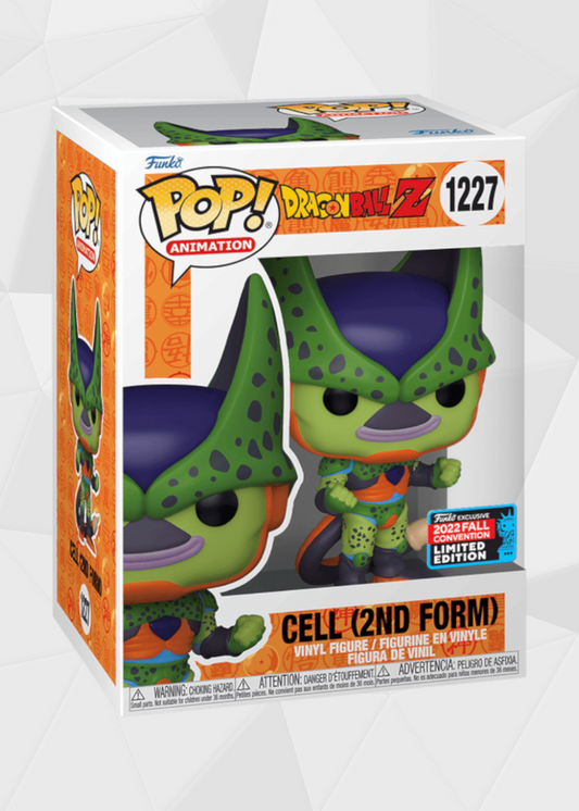 Funko Pop! Animation: Dragon Ball Z - Cell Segunda Forma #1227 New York Comic Con 2022