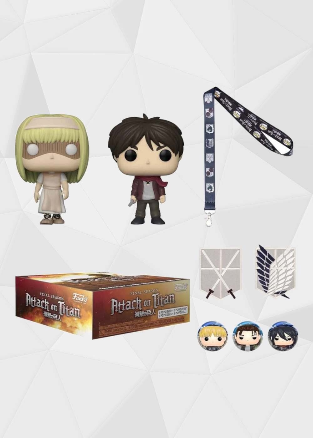 Funko Pop! Animation: Attack on Titan - Collector's Box Exclusivo GameStop