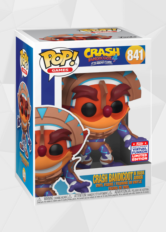 Funko Pop! Games: Crash Bandicoot - Crash Bandicoot #841 Exclusivo Summer FunKon 2021