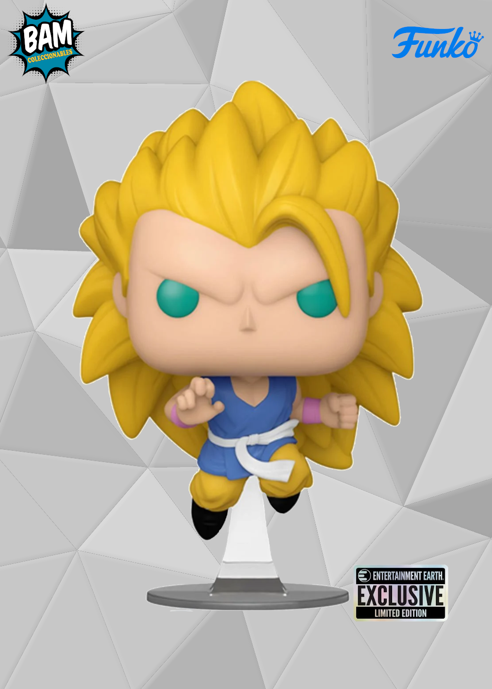 Funko Pop! Animation: Dragon Ball GT - Goku SSJ3 #1633 Exclusivo Entertainment Earth