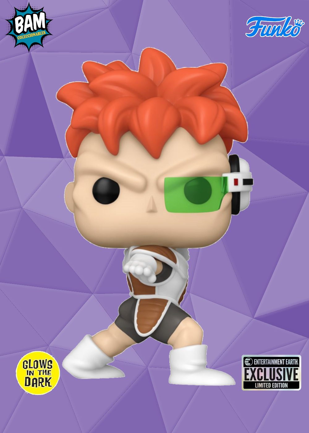 Funko Pop! Animation: Dragon Ball Z - Recoome Exclusivo Entertainment Earth (Brilla en la Oscuridad)