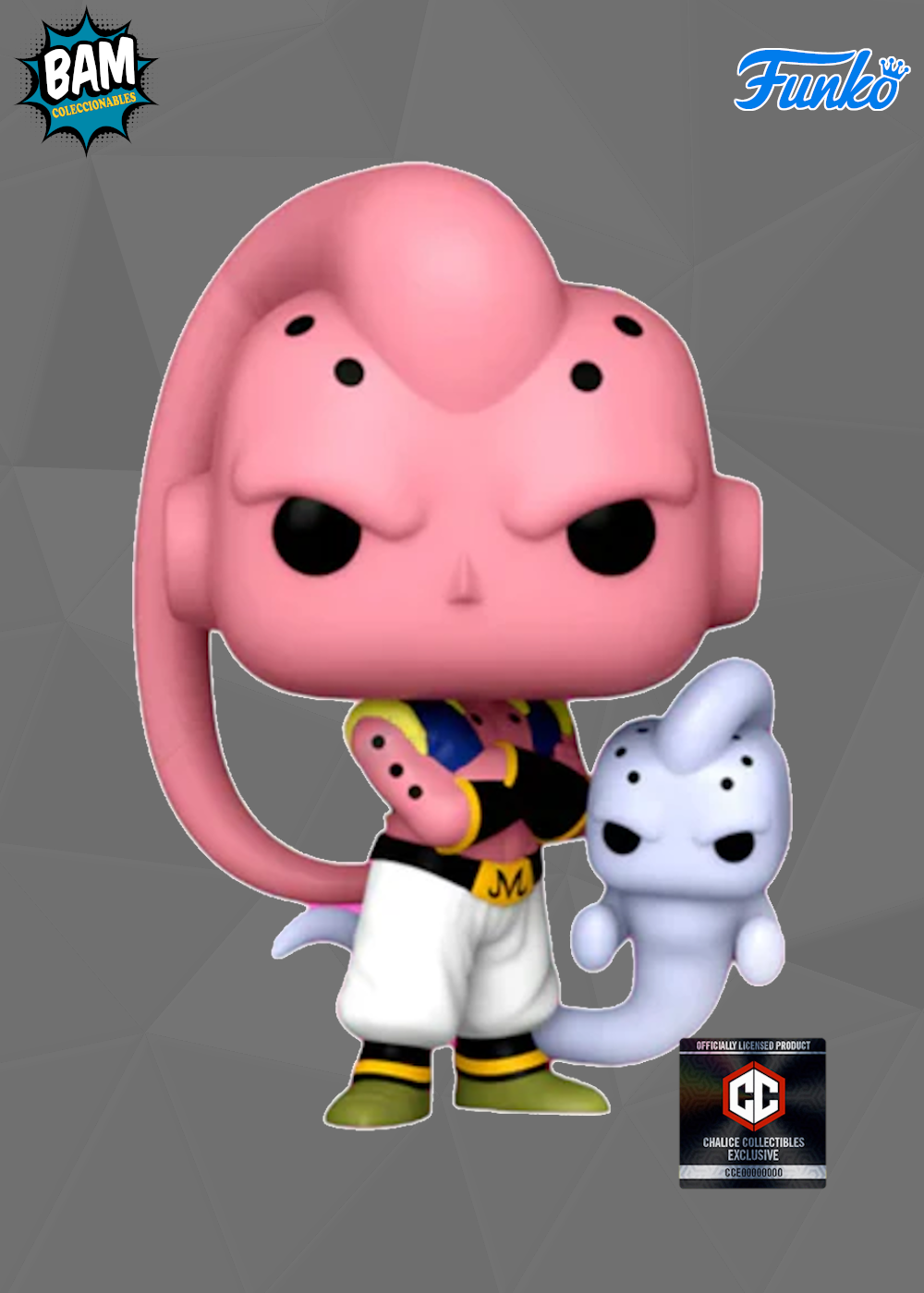 Funko Pop! Animation: Dragon Ball Z - Super Buu con Fantasma Exclusivo Chalice Collectibles