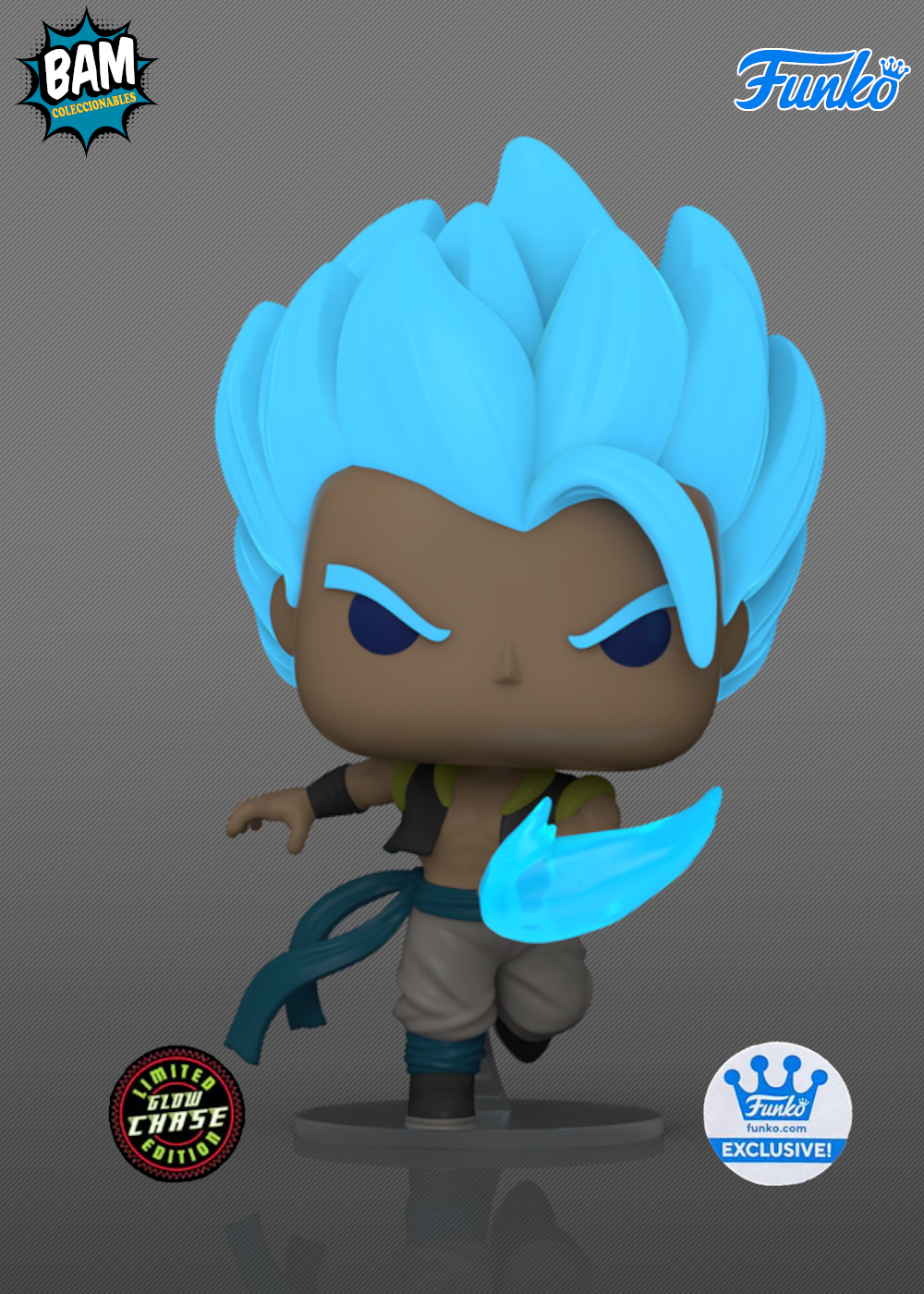 Funko Pop! Animation: Dragon Ball Super: Broly - SSGSS Gogeta #1866 Regular + Chase Exclusivo Funko Shop