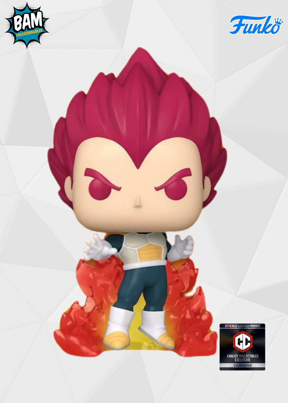 Funko Pop! Animation: Dragon Ball Super: Broly - SSG Vegeta #1868 Exclusivo Chalice Collectibles