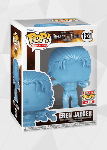 Funko Pop! Animation: Attack on Titan - Eren Jaeger y Playera 2 Pack (Talla M)