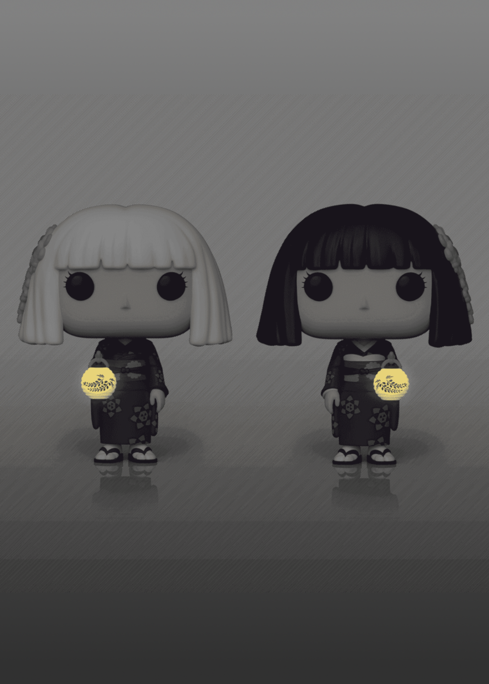 Funko Pop! Animation: Demon Slayer - Guías de la Selección Final Kanata y Kiriya Exclusivas de Amazon (Brillan en la Oscuridad)