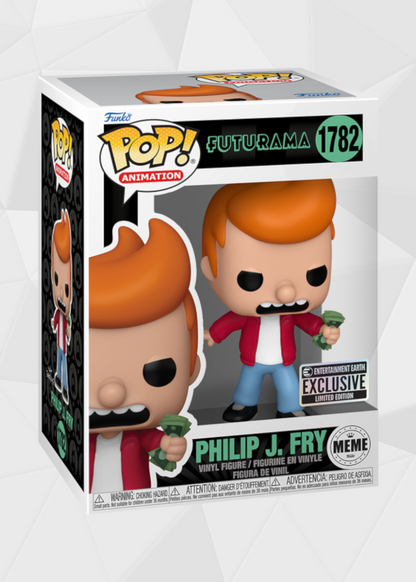 Funko Pop! TV: Futurama - Philip J. Fry #1782 Exclusivo Entertainment Earth