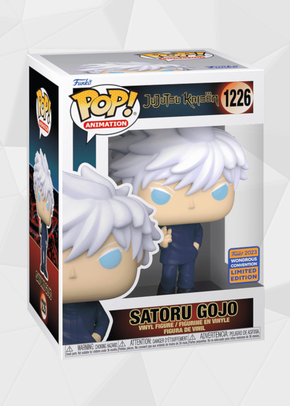 Funko Pop! Animation: Jujutsu Kaisen - Satoru Gojo #1226 Wondrous Convention 2023