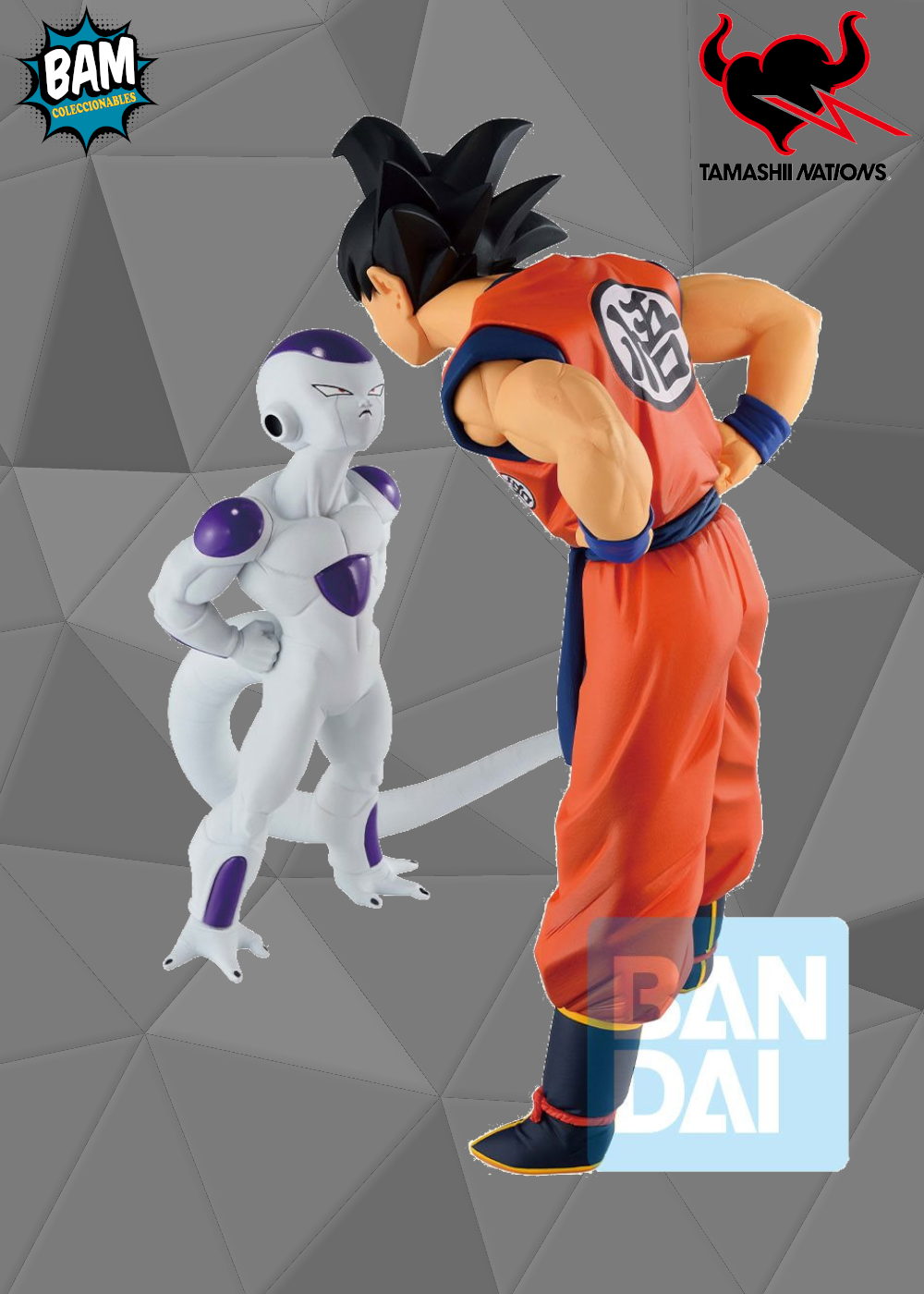 Dragon Ball Z - Son Gokú & Freezer Forma Final Batalla en el Planeta Namek Estatua Ichibansho