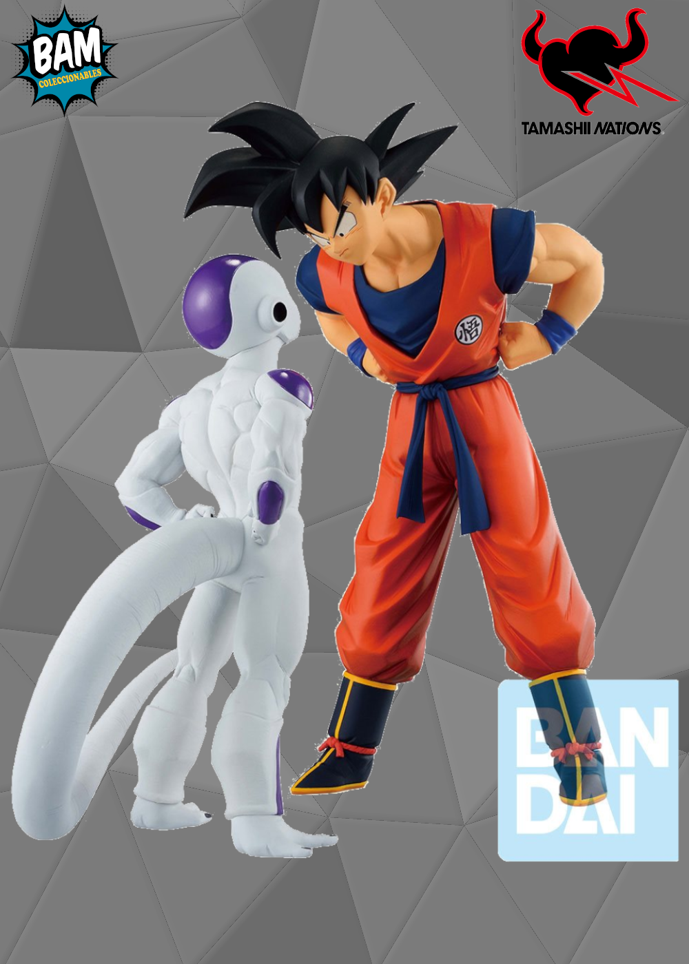 Dragon Ball Z - Son Gokú & Freezer Forma Final Batalla en el Planeta Namek Estatua Ichibansho