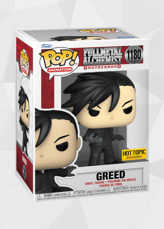 Funko Pop! Animation: Fullmetal Alchemist - Greed #1180 Exclusivo Hot Topic