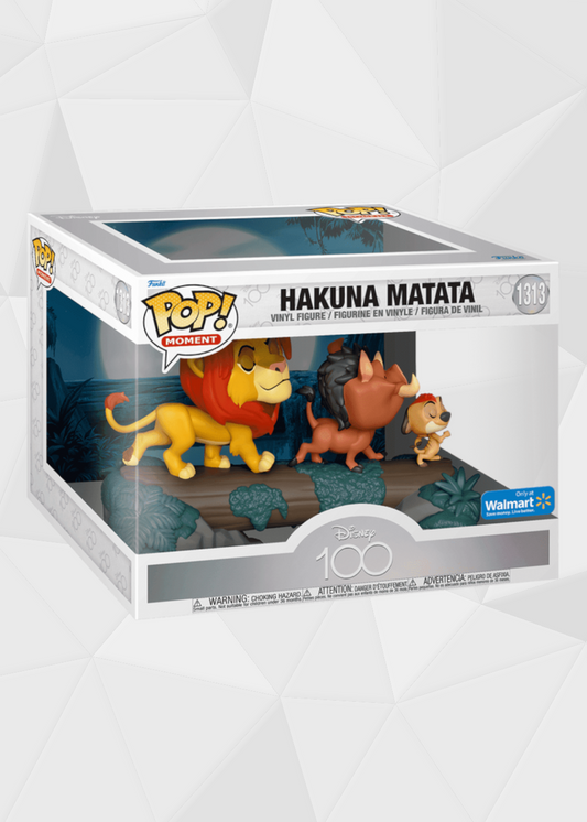 Funko Pop! Disney: El Rey Leon - Moment Hakuna Matata #1313 Exclusivo Walmart