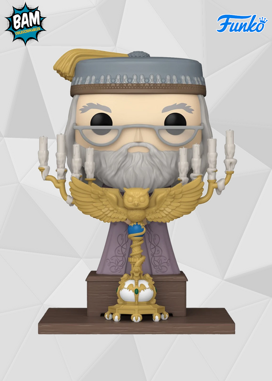 Funko Pop! Movies: Harry Potter Y El Prisionero de Azkaban - Albus Dumbledore Con Podio Deluxe #172