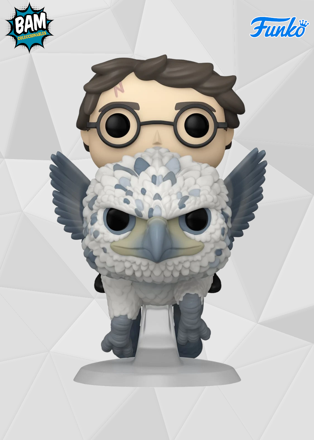 Funko Pop! Rides: Harry Potter Y El Prisionero de Azkaban - Harry Potter y Buckbeak Deluxe #123