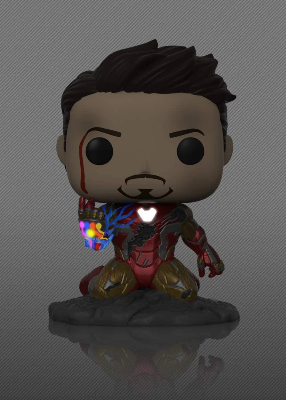 Funko Pop! Marvel: Avengers Endgame - Iron Man #580 Exclusivo Previews Exclusives (Brilla en la Oscuridad)