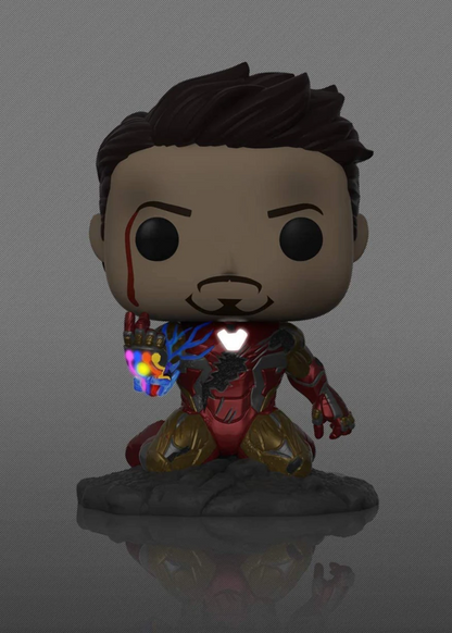 Funko Pop! Marvel: Avengers Endgame - Iron Man #580 Exclusivo Previews Exclusives (Brilla en la Oscuridad)