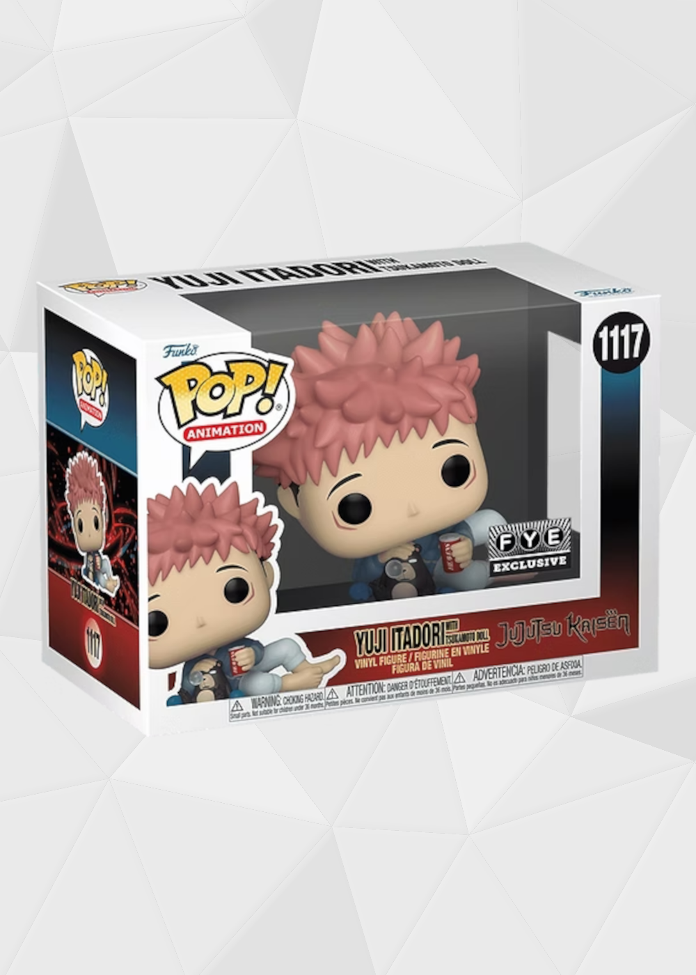 Funko Pop! Animation: Jujutsu Kaisen - Yuji Itadori #1117 Exclusivo FYE