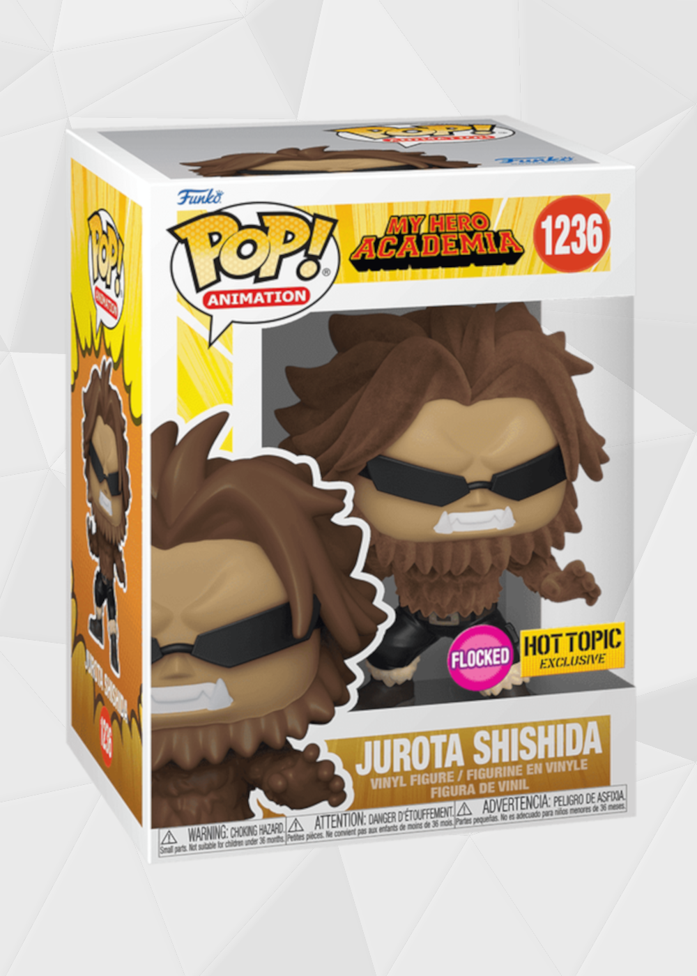 Funko Pop! Animation: My Hero Academia - Jurota Shishida #1236 Flocked Exclusivo Hot Topic