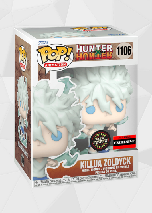 Funko Pop! Animation: Hunter X Hunter - Killua Zoldyck #1106 Chase Exclusivo AAA