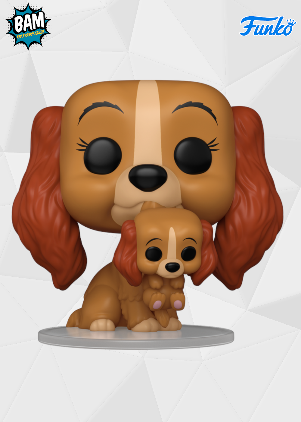 Funko Pop! Disney: La Dama y el Vagabundo - Lady con Cachorro #1553