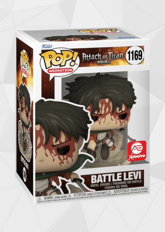 Funko Pop! Animation: Attack on Titan - Battle Levi #1169 Exclusivo AE