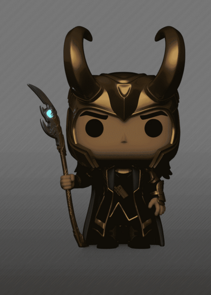 Funko Pop! Marvel: Avengers - Loki #985 Exclusivo Entertainment Earth (Brilla en la Oscuridad)